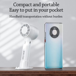 Quạt Mini FANGHUI, có giá đỡ điện thoại Quạt cầm tay mùa hè làm mát, Quạt bỏ túi du lịch Mini USB đa chức năng ngoài trời