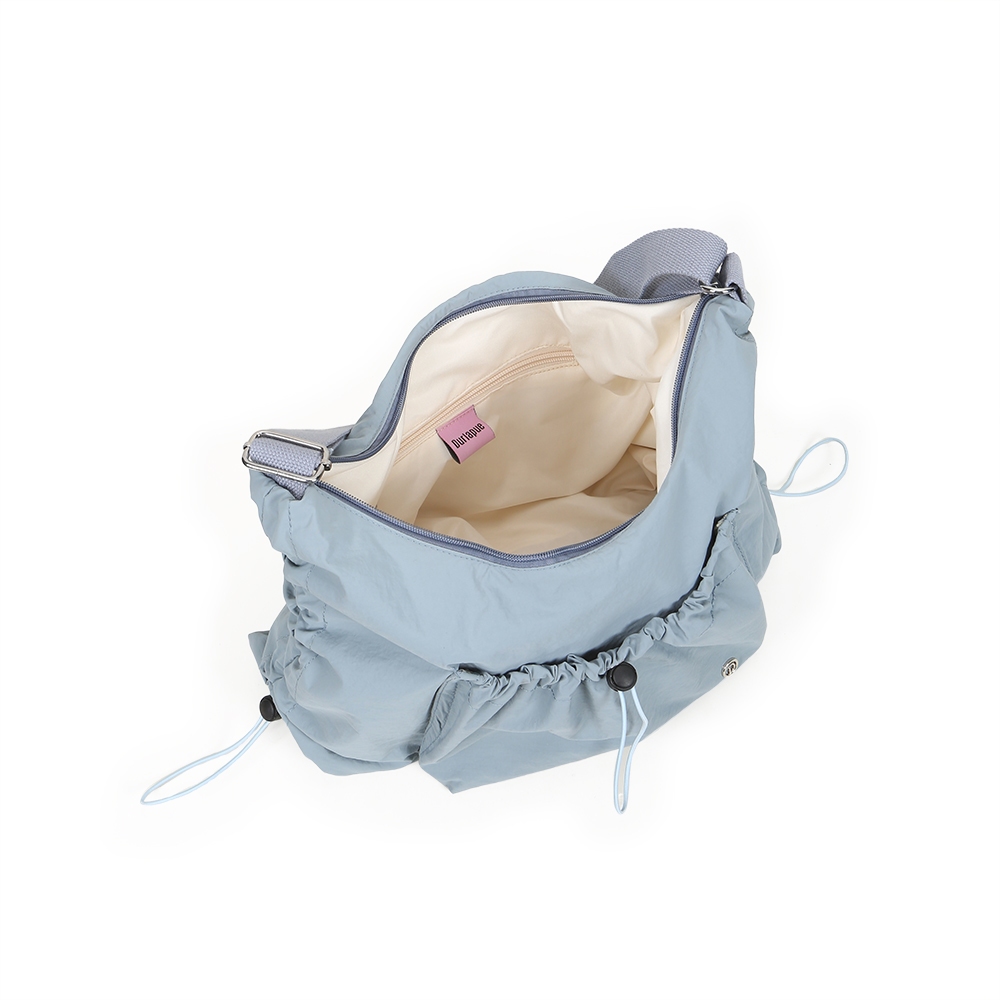 [Durlapue]-Túi đeo vai Nylon Hàn Quốc phong cách mới, thời trang giản dị, phù hợp với mọi phong cách, đa năng Thiết kế xếp ly cỡ lớn dành cho nữ hợp thời trang