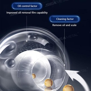 SEAMETAL Bàn chải làm sạch màng dầu thủy tinh ô tô Loại bỏ vết bẩn Đa chức năng Cửa sổ ô tô Bọt biển Bàn chải làm sạch màng dầu Lau