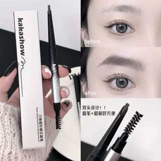Bút chì kẻ mày hai đầu KAKASHOW - Mềm Mượt không chứa cặn lâu trôi, chống thấm nước, chống nhòe, trang điểm lông mày tự nhiên C500