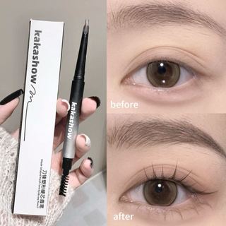 Bút chì kẻ mày hai đầu KAKASHOW - Mềm Mượt không chứa cặn lâu trôi, chống thấm nước, chống nhòe, trang điểm lông mày tự nhiên C500