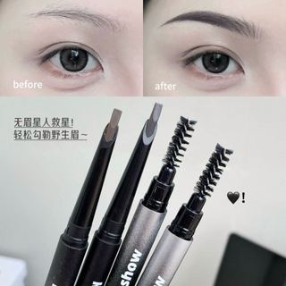Bút chì kẻ mày hai đầu KAKASHOW - Mềm Mượt không chứa cặn lâu trôi, chống thấm nước, chống nhòe, trang điểm lông mày tự nhiên C500
