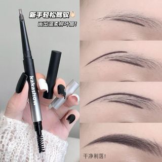 Bút chì kẻ mày hai đầu KAKASHOW - Mềm Mượt không chứa cặn lâu trôi, chống thấm nước, chống nhòe, trang điểm lông mày tự nhiên C500