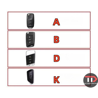 [Hàng có sẵn] Volkswagen Polo Golf 7 MK7 Tiguan Passat Jetta Phụ kiện Vỏ chìa khóa ô tô TPU