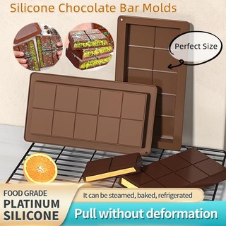 Silicon Thanh Socola Khuôn Silicon Thanh Làm Fondant Khuôn Cà Phê BPA Free Dễ Dàng Phát Hành Chống Dính Cho Năng Lượng Protein Quà Tặng Handmade