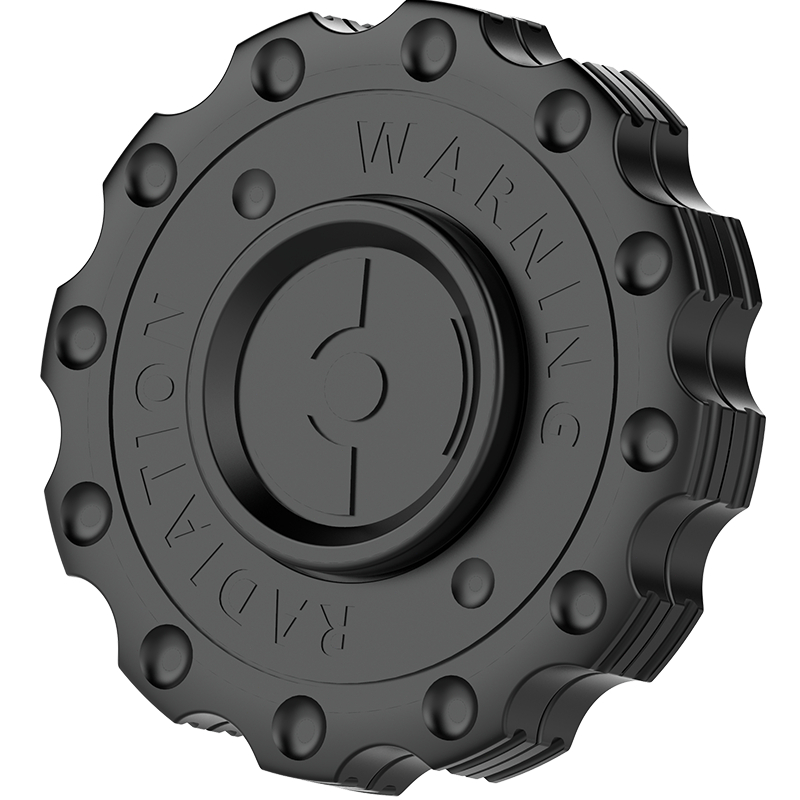 Cảnh Báo Bức Xạ Fidget Clicker Spinner EDC Gear Tay Spinner Người Lớn Fidget Đồ Chơi ADHD Dụng Cụ Lo Âu Đồ Chơi Giảm Căng Thẳng