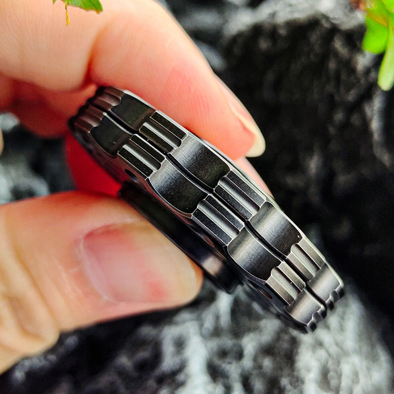 Cảnh Báo Bức Xạ Fidget Clicker Spinner EDC Gear Tay Spinner Người Lớn Fidget Đồ Chơi ADHD Dụng Cụ Lo Âu Đồ Chơi Giảm Căng Thẳng
