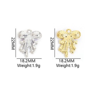 10 Chiếc Tuyệt Đẹp Kim Cương Giả Inlay Tua Rua Nơ Quyến Rũ Phong Cách Công Chúa Vòng Tay Bông Tai Trang Trí Quần Áo DIY Tinh Tế Lấp Lánh Nơ Mặt Dây - Quà Tặng Lý Tưởng Cho Bạn Gái