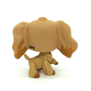 1716 Littlest Pet Shop Tan Cocker Spaniel Chó Con Nhúng Mắt Xanh LPS