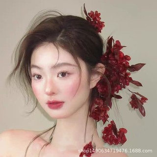 Kẹp Tóc Ngọc Trai & Hoa Cúc - Bộ Phụ Kiện Hanfu Có Thể Tháo Rời Cho Cô Dâu / Cosplay (Thiết Kế Chống Thấm Nước)