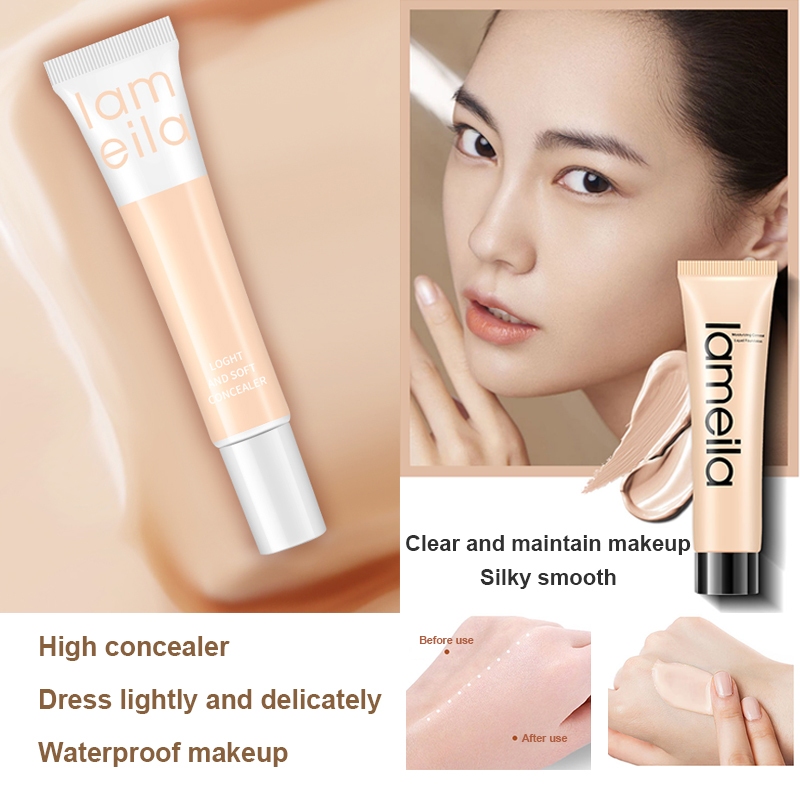 Ảnh LAMEILA bộ trang điểm 17 sản phẩm Son môi+Mascara+kẻ mắt+Bàn chải trang điểm+Chất lỏng concealer+Lông mi clip+Lông mày dao+Nhãn bóng đĩa 2