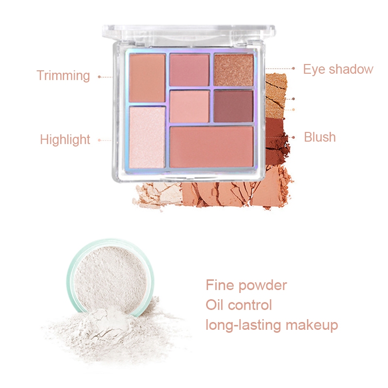 Ảnh Bộ chăm sóc sắc đẹp Lameila Mascara + Phấn mắt + Son môi + Kem BB + Kem che khuyết điểm + Que che khuyết điểm + Phấn phủ + Phấn má hồng + Bút kẻ mắt + Bút chì kẻ mày + Dao lông mày + Kẹp lông mi + Cọ trang điểm * 5 Bộ nhiều người mới bắt đầu 4