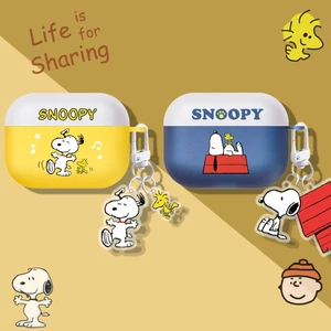 Vỏ tai nghe Snoopy màu tương phản cho AirPodsPro3 Vỏ bảo vệ tai nghe mềm Phong cách mới cho Vỏ bảo vệ tai nghe AirPods4 Pro2 Tương thích với Vỏ AirPodsPro Vỏ AirPods2gen