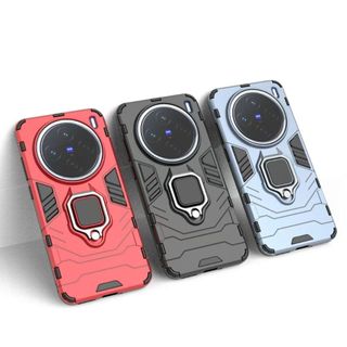 Dành Cho VIVO X9 X 90 X50 X200 Pro X80 X60 Pro Plus X100S X200 X27 Ốp Điện Thoại Black Panther Ring Giá Đỡ Xe Từ Tính Đơn Giản Chống Sốc Và Chống Rơi PC Vỏ Bảo Vệ Điện Thoại Silicon