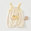 Quần Áo Bé Gái Sơ Sinh Cotton Mùa Hè In Hình Trái Cây Cho Bé Rompers Không Tay 1 Sinh Nhật Boutique Trẻ Sơ Sinh Bé Trai Áo liền quần