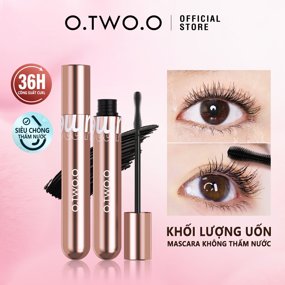 Ảnh Mascara O.TWO.O chống nước chống nhòe lâu phai 36h cho hàng mi dày dài và cong vút 1