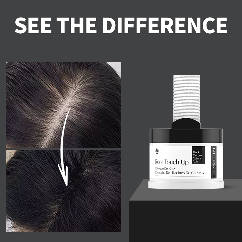 LEWEDO Hairline Powder Chống Thấm Nước Phấn Tóc Kem Che Khuyết Điểm Tóc Màu Tóc Touch Up 4g