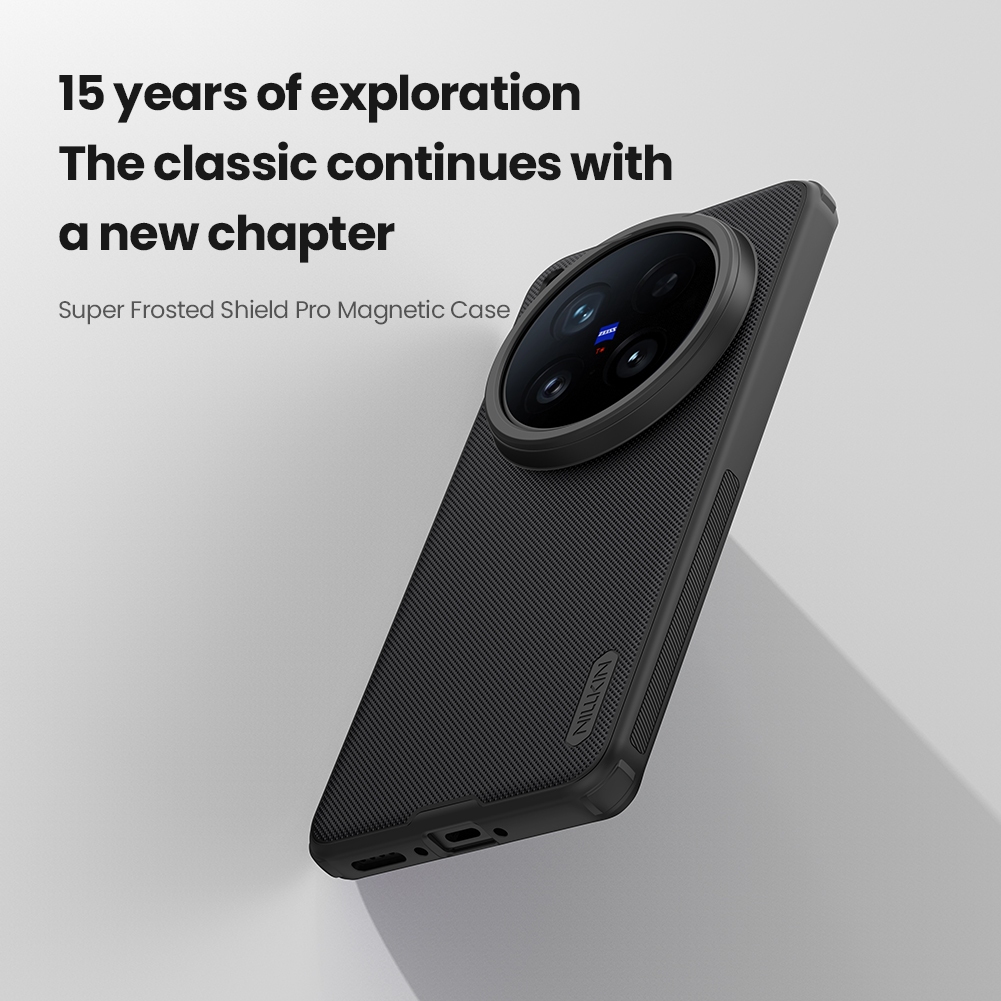Nillkin Áp Dụng Cho Vivo X200 Ultra Frosted Shield Pro Từ Matte Bảo Vệ Mặt Sau Cứng Vỏ Điện Thoại Vỏ Bảo Vệ