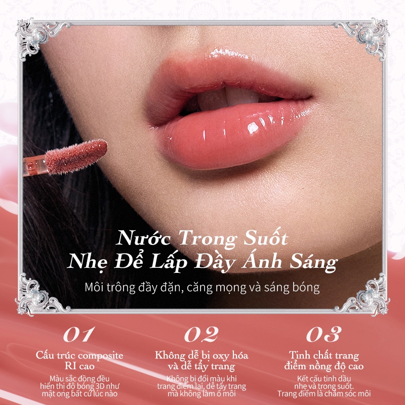 Flower Knows Shell 's Jewel Collection Nourishing Lip Glaze 4.8ml