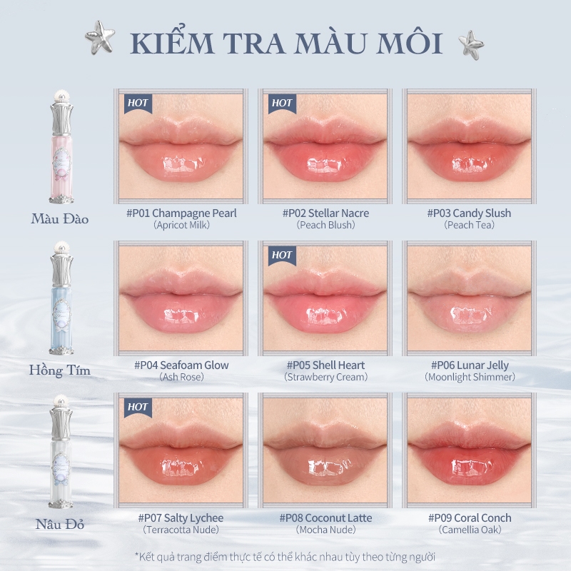 Flower Knows Shell 's Jewel Collection Nourishing Lip Glaze 4.8ml