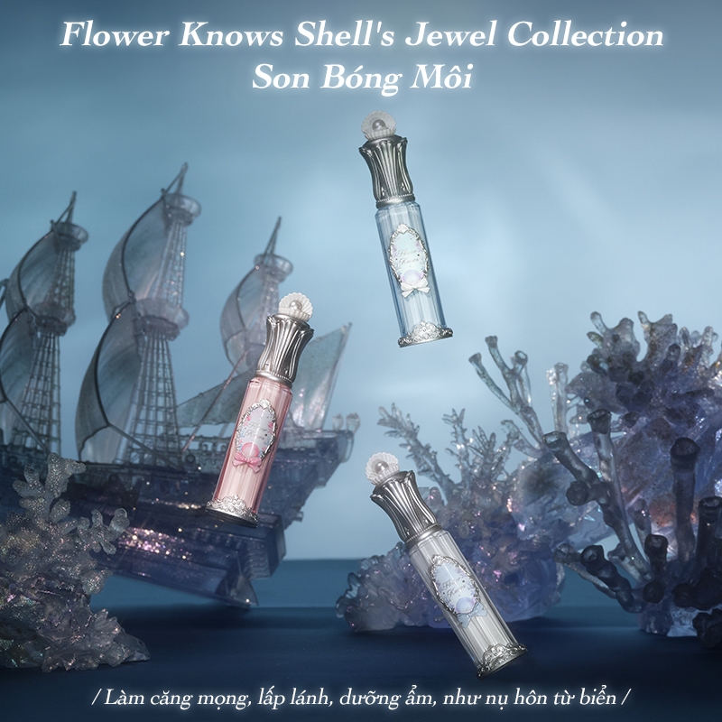 Flower Knows Shell 's Jewel Collection Nourishing Lip Glaze 4.8ml