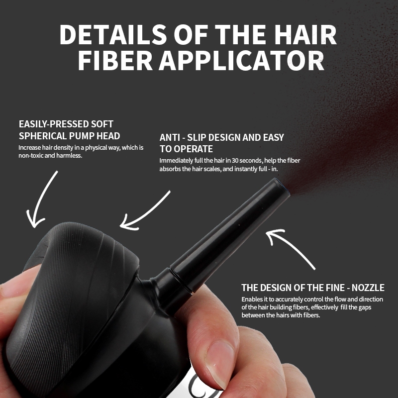 LEWEDO Hair Fiber Nozzle Spray Nhựa Keratin Hair Building Fiber Applicator Pump