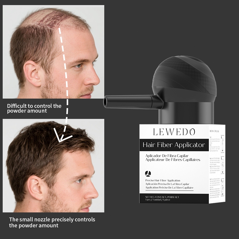 LEWEDO Hair Fiber Nozzle Spray Nhựa Keratin Hair Building Fiber Applicator Pump