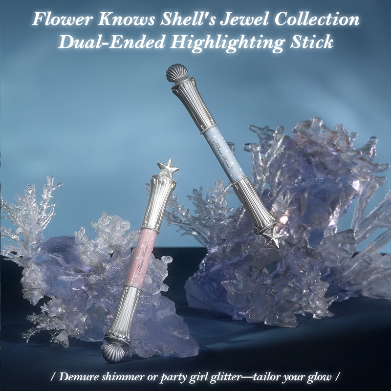 Flower BIẾT Bộ sưu tập Jewel của Shell Que highlight hai đầu