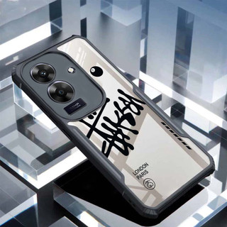Trend Fashion Cool Black 8 Bida Acrylic Case Realme Note 60X 60 50 30 GT 7 7T 4G Vỏ Phụ Kiện Chống Sốc Vỏ Bảo Vệ
