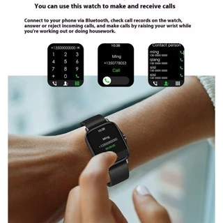 Đồng hồ thông minh GY GT50 Cuộc gọi Bluetooth Nhịp tim Huyết áp Tập thể dục Đồng hồ chống nước Cảm ứng Vòng tay nam và nữ – 7