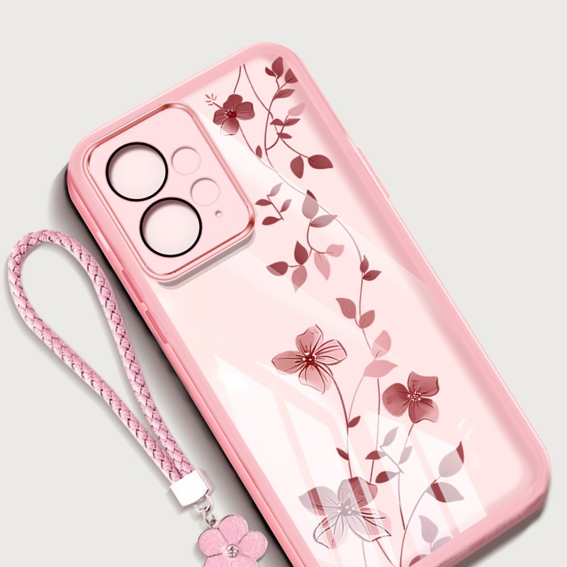 YBD Đơn Giản Ốp Lưng Điện Thoại Redmi Note 12R Note 12S Note 12 Pro Plus Note 12 Turbo Xiaomi POCO M6 Pro POCO X5 POCO F5 Màu Đường Trong Suốt Họa Tiết Mây