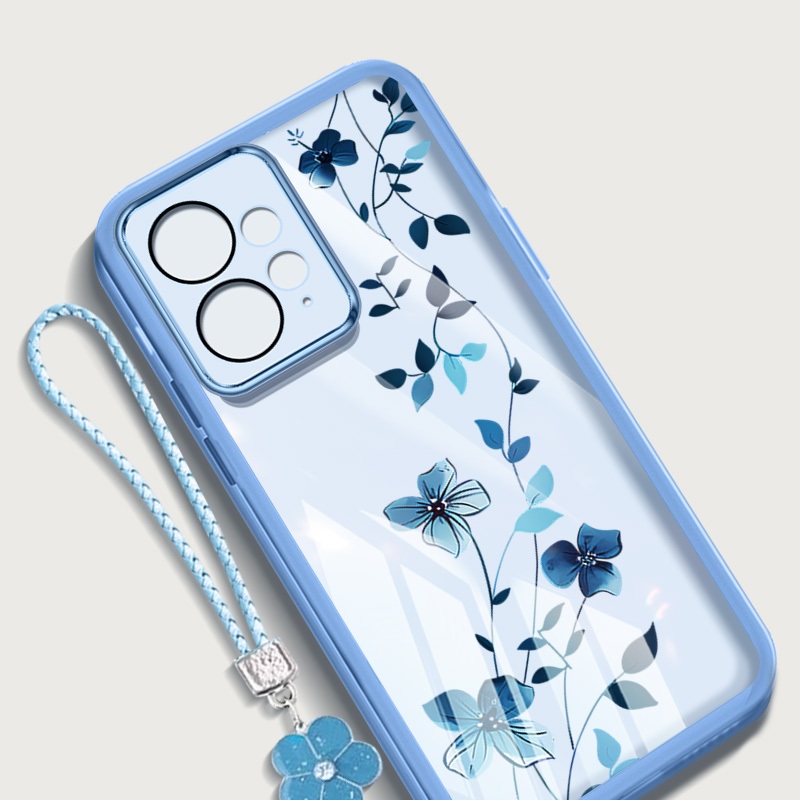 YBD Đơn Giản Ốp Lưng Điện Thoại Redmi Note 12R Note 12S Note 12 Pro Plus Note 12 Turbo Xiaomi POCO M6 Pro POCO X5 POCO F5 Màu Đường Trong Suốt Họa Tiết Mây