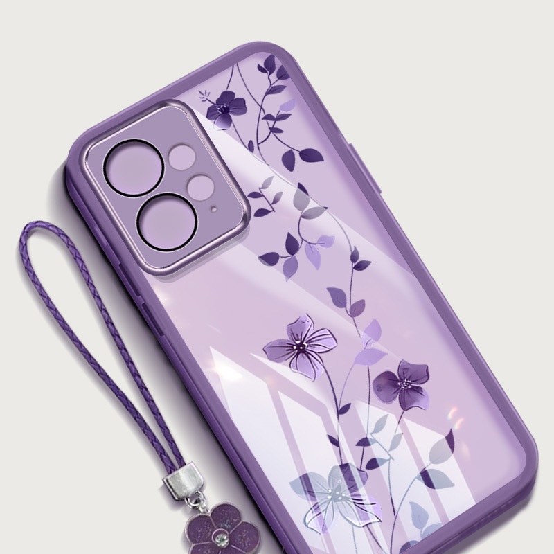 YBD Đơn Giản Ốp Lưng Điện Thoại Redmi Note 12R Note 12S Note 12 Pro Plus Note 12 Turbo Xiaomi POCO M6 Pro POCO X5 POCO F5 Màu Đường Trong Suốt Họa Tiết Mây