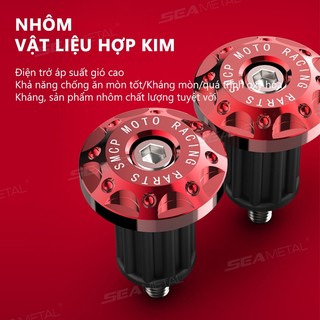 SEAMETAL Tay Cầm Xe Máy Thanh Cân Bằng CNC Hợp Kim Nhôm Thanh Cuối Hump Đa Năng Động Cơ Tay Cầm Bao Cân Bằng Khối