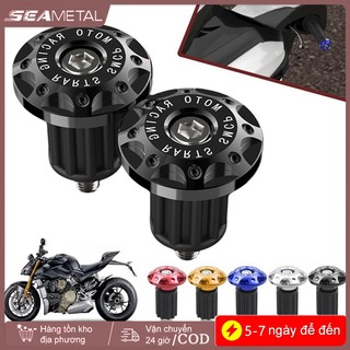 SEAMETAL Tay Cầm Xe Máy Thanh Cân Bằng CNC Hợp Kim Nhôm Thanh Cuối Hump Đa Năng Động Cơ Tay Cầm Bao Cân Bằng Khối