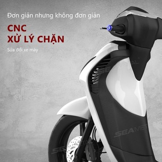 SEAMETAL Tay Cầm Xe Máy Thanh Cân Bằng CNC Hợp Kim Nhôm Thanh Cuối Hump Đa Năng Động Cơ Tay Cầm Bao Cân Bằng Khối