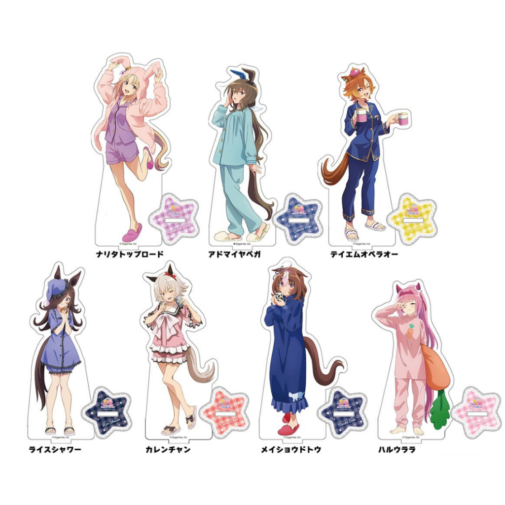 Uma Musume Pretty Derby Bộ đồ ngủ dễ thương Ver. Chân đế Acrylic - Tuần đặc biệt Silence Suzuka - Anime Hình sưu tập Merch