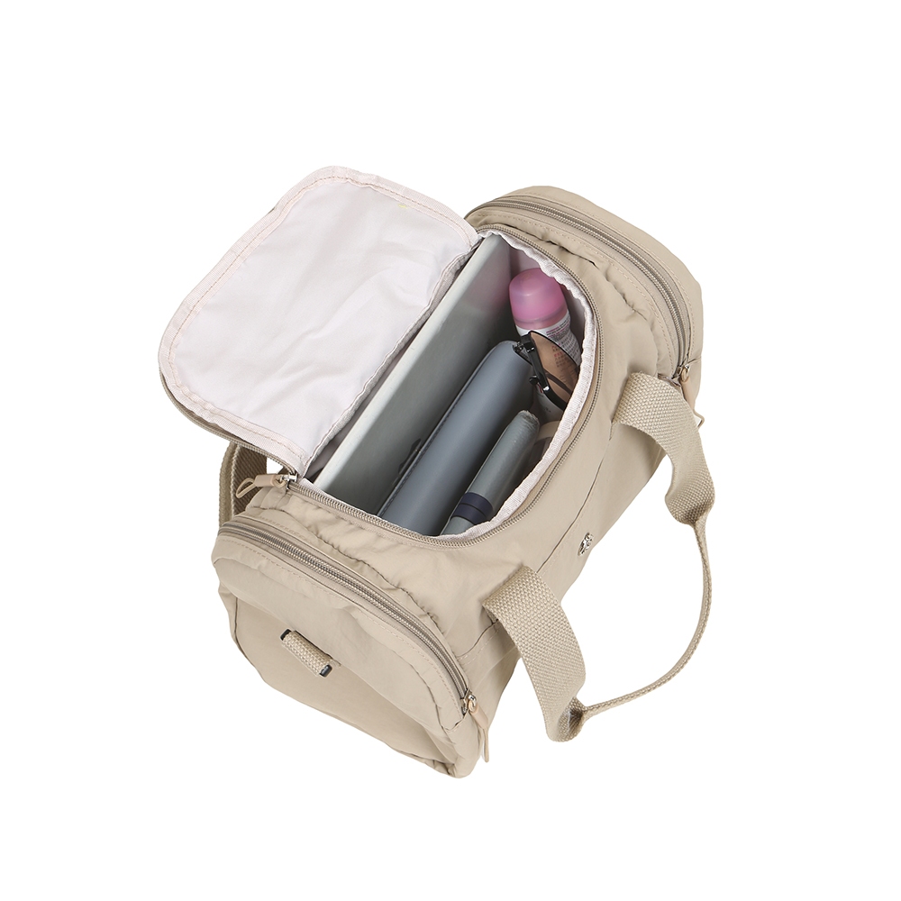 [Durlapue] Túi du lịch thời trang thiết kế chống thấm nước Màu trơn Unisex Túi vải dung tích lớn đơn giản