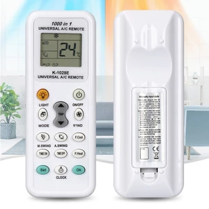 Cminyp Điều khiển từ xa điều hòa đa năng K-1028E Bộ điều khiển LCD A / C 1000 trong 1, Vinh quang tiêu thụ điện năng thấp