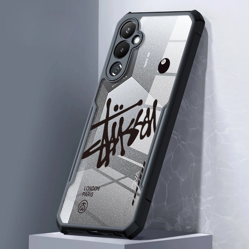 Trend Fashion Cool Black 8 Bida Acrylic Case Tecno Pova 7 Ultra 6 5 4 NEO 3 2 Neo Pro 4G 5G Vỏ Phụ Kiện Chống Sốc Vỏ Bảo Vệ
