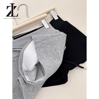 ZHELIHANGFEI Quần Short Dây Rút Slim-fit Nữ