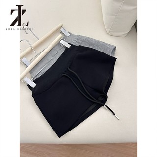 ZHELIHANGFEI Quần Short Dây Rút Slim-fit Nữ