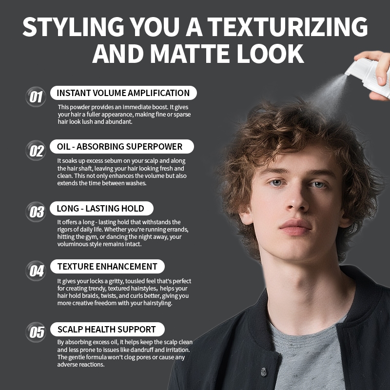 Bột tạo kiểu Volumizing LEWEDO Loại bỏ mỡ tóc và làm cho tóc lông tơ 10g