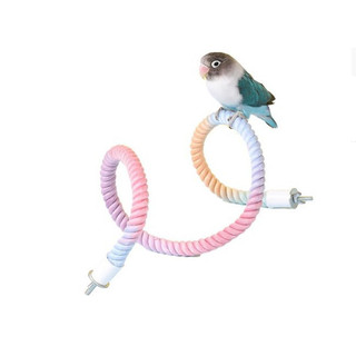 Vẹt Leo Dây Cotton Đồ Chơi Chim Hình Chữ U Đồ Chơi Thú Cưng Giá Chim Chim Lồng Chim Dây Cotton