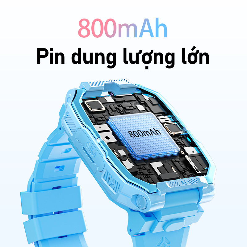 Ảnh Đồng hồ thông minh trẻ em Awei có Camera kép theo dõi GPS có khe cắm thẻ SIM IP65 chống nước 3