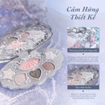 Phấn Mắt Flower Knows Shell 's Jewel Collection Bảng trang điểm 6 màu 6.5g — ảnh 3