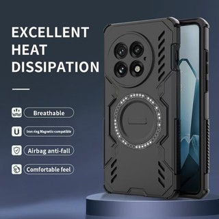Dành cho ốp điện thoại OnePlus 13 giáp bướm tản nhiệt từ tính bốn góc chống rơi và vỏ bảo vệ điện thoại chống sốc