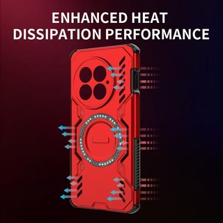 Dành cho ốp điện thoại OnePlus 13 giáp bướm tản nhiệt từ tính bốn góc chống rơi và vỏ bảo vệ điện thoại chống sốc