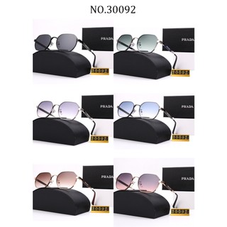 Kính râm mới Kính râm hình bầu dục ngoài trời du lịch đường phố Kính râm nhà thiết kế Ý UV400 30092