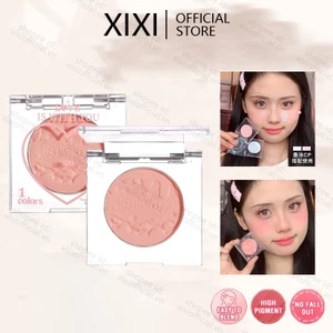 Mỹ Phẩm Xixi Má Hồng Đơn Sắc Phấn Phấn Da Hồng Gò Má Hồng Hào Bền Không Thấm Nước Trang Điểm Hồng Đỏ NO, D554